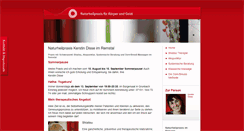 Desktop Screenshot of naturheilpraxis-disse.de