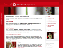 Tablet Screenshot of naturheilpraxis-disse.de